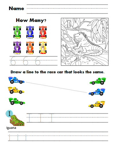 Race Car Student Workbook PDF Download